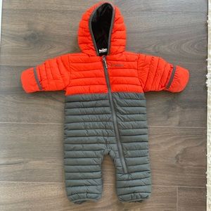 Columbia reversible infant Snowsuit